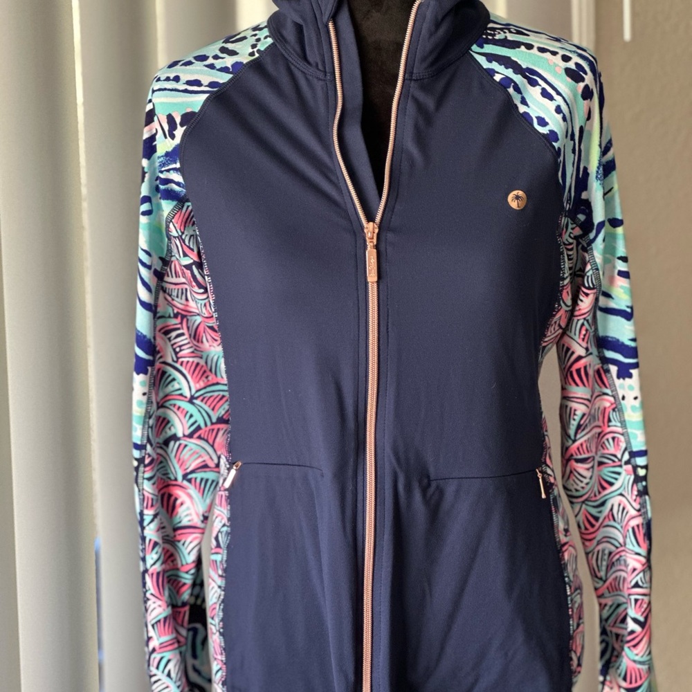 Women’s Lilly Pulitzer Luxletic Zip-up Lightweight Jacket Size L